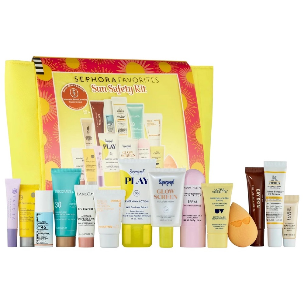 Sephora Yellow Suncare Collection